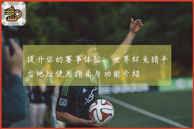 提升你的赛事体验：世界杯竞猜平台地址使用指南与功能介绍