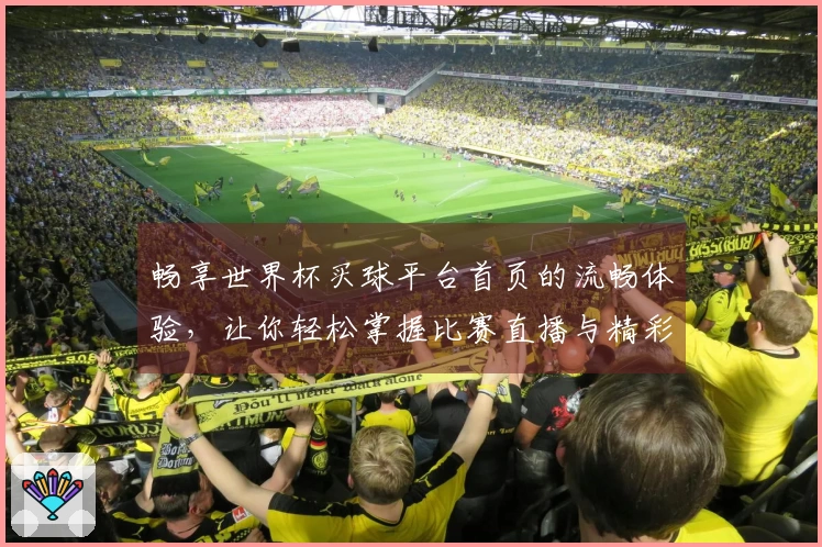 畅享世界杯买球平台首页的流畅体验，让你轻松掌握比赛直播与精彩回放